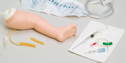 Baby IV Injektionsbein