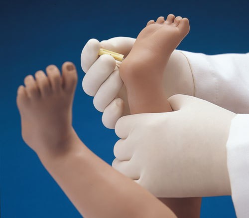 Intraossäres Bein für Pflegepuppe Neugeborenes