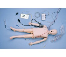 Deluxe CRiSis-Kinder Notfallpuppe mit EKG-Simulator
